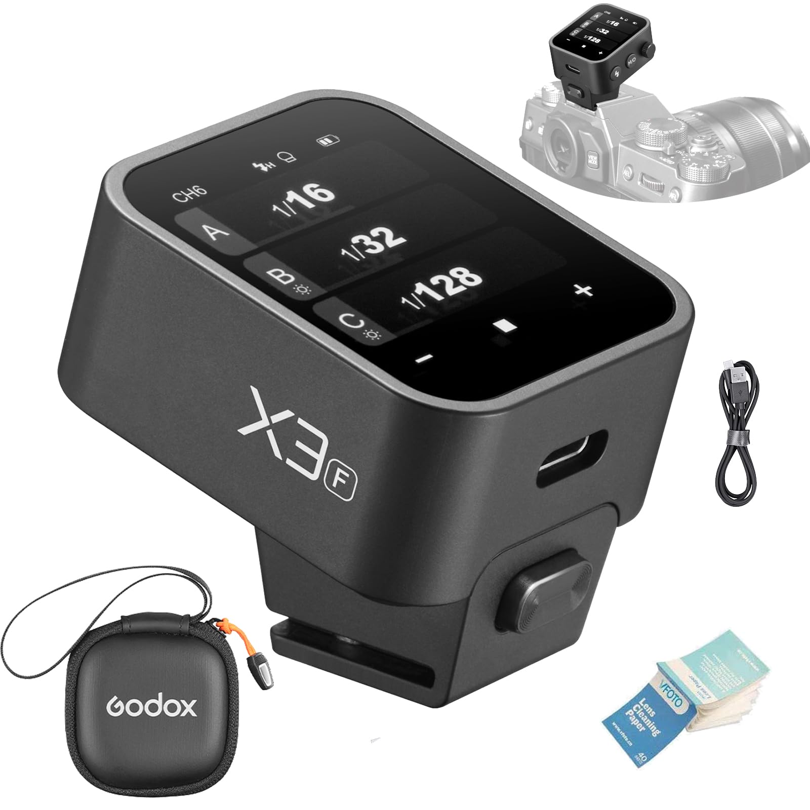 godox x3F　ワイヤレストリガー Amazon.co.jp: GODOX X3-F TTL ワイヤレス フラッシュトリガー X3F